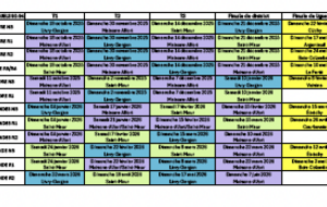 Calendrier 2025-2026 district 93-94 version du 1/11/2025