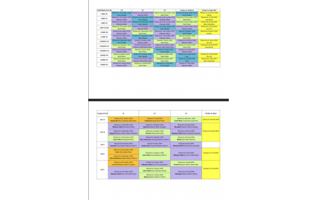 Calendrier 2025-2026 district 93-94
